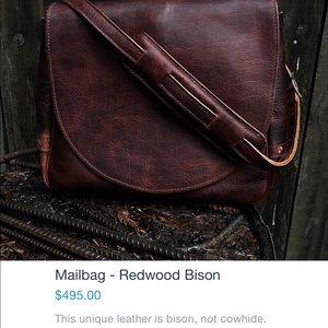 Stickman leather messenger bag